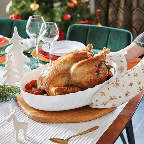 Lot De 3 Plats De Cuisson Ovales Empilables