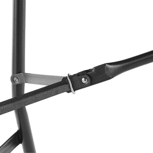 Table De Réception Pliante 8 Personnes 180x74 X73.5cm - Acier Et Plateau En Polyéthylène - Noir