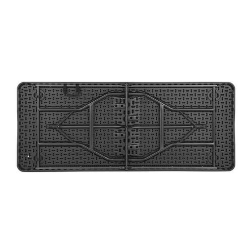 Table De Réception Pliante 8 Personnes 180x74 X73.5cm - Acier Et Plateau En Polyéthylène - Noir