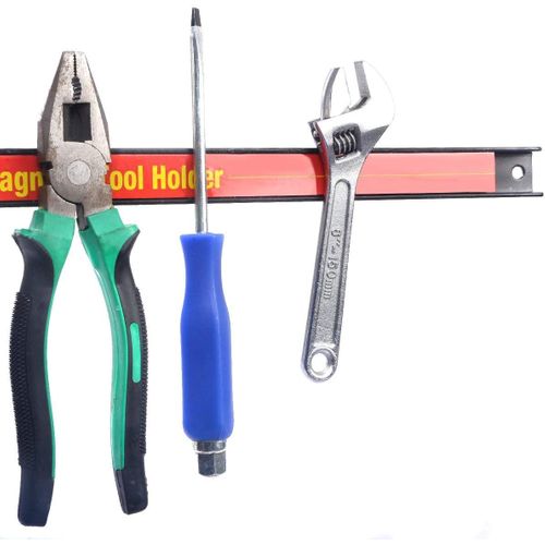 Lot De 3 Barres Magnétiques Professionnelles Porte Outil Longueur De 46 Cm Et Charge Max. 10 Kg