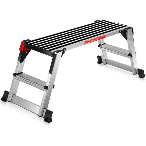 Plateforme De Travail Pliable Avec Serrures De Sécurité, Antidérapante 126 X 30 X 49,5cm