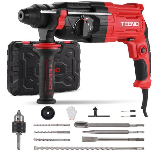 Perceuse à Percussion Filaire Sds Plus De 950 W, Vitesse De Rotation 0-1150 Tr/min/fréquence De