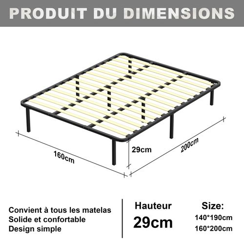 Sommier 160x200cm Hauteur De 29 Cm(160 * 200)