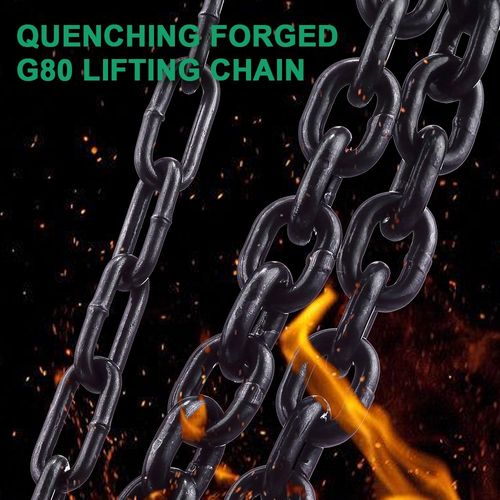 Palan Manuel à Chaîne Avec Crochet Pour Charges Lourdes, 2 Tonne, Hauteur De Levage 6,0 M, Chaîne À