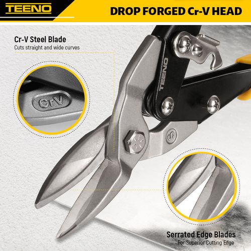 Pince à Courber, 0°-45°-90°, Avec Cisaille Aviation, Cisaille à Tôle Série Aviation Cr-v