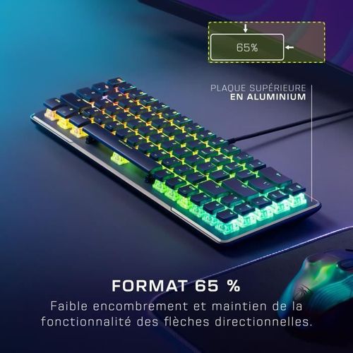 Clavier Gaming Optique Et Mécanique Sans Fil - Vulcan Ii Mini - Noir