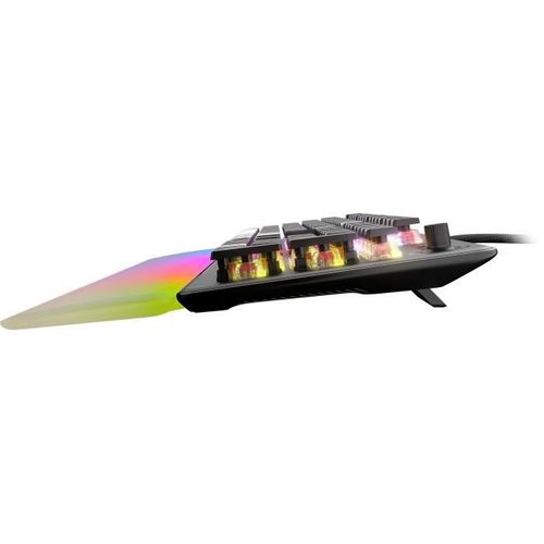 Clavier Gamer Optique Et Mécanique - Roc-12-004 Vulcan Ii Max - Linéaire - Éclairage Rgb - Noir