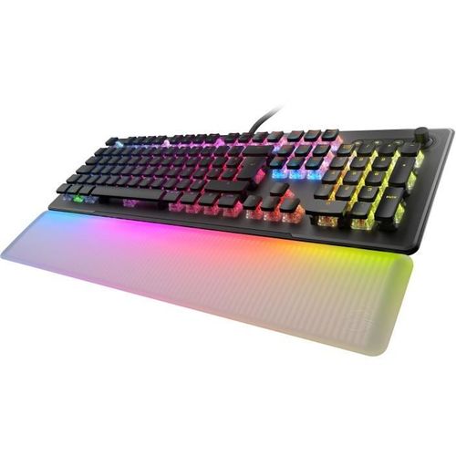 Clavier Gamer Optique Et Mécanique - Roc-12-004 Vulcan Ii Max - Linéaire - Éclairage Rgb - Noir