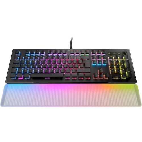 Clavier Gamer Optique Et Mécanique - Roc-12-004 Vulcan Ii Max - Linéaire - Éclairage Rgb - Noir
