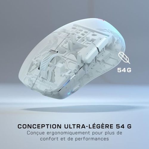 Souris Gaming Sans Fil Ultra Légere - Pure Air - Blanche