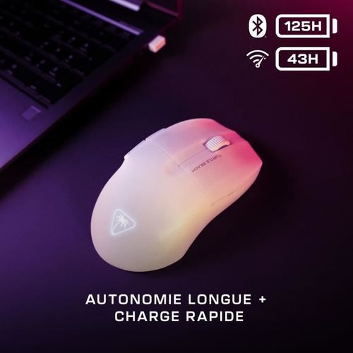 Souris Gaming Sans Fil Ultra Légere - Pure Air - Blanche