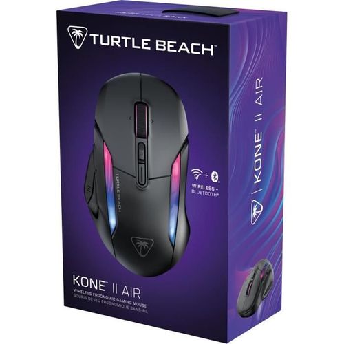 Souris Gaming Sans Fil - Kone™ Ii Air - Bluetooth - 26 000 Dpi - Molette 4d - Noir