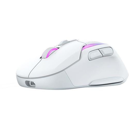 Souris Gaming Sans Fil - Kone™ Ii Air - Bluetooth - 26 000 Dpi - Molette 4d - Blanc