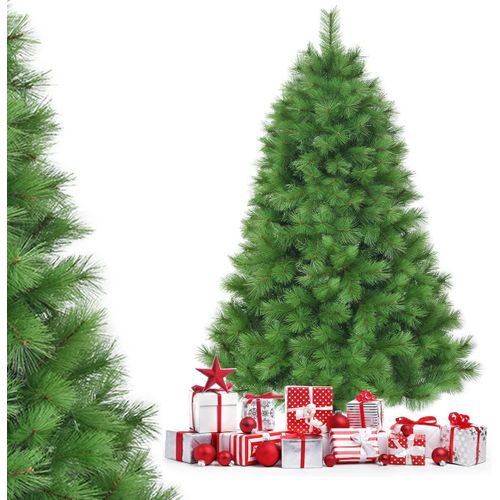 Sapin De Noël Artificiel 180 Cm, 1250 Branches, Matériel Pvc Arbre De Noël Avec Socle En Métal