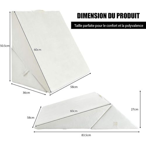 Coussin De Calage Thérapeutique, Oreiller Anti-stress Élévateur De Jambes Soulager Douleur