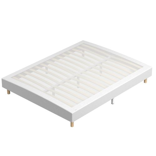 Ensemble 140x190cm Matelas à Ressorts, Epaisseur 30cm + Sommier Tapissier Déco