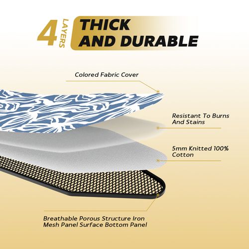 Table à Repasser Pliable 122 X 38 Cm, Système Anti-fermeture Et Hauteur Réglable, Pour Centrale