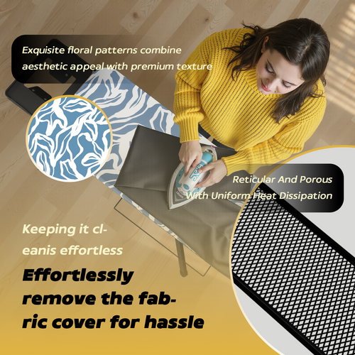 Table à Repasser Pliable 122 X 38 Cm, Système Anti-fermeture Et Hauteur Réglable, Pour Centrale