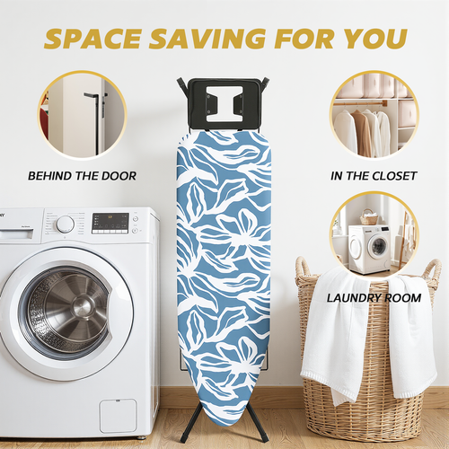 Table à Repasser Pliable 122 X 38 Cm, Système Anti-fermeture Et Hauteur Réglable, Pour Centrale