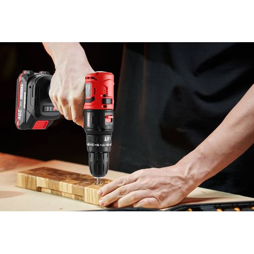 Ensemble D'outils Électriques Sans Fil 20 V, Perceuse à Percussion 1450 Tr/min Et Clé à Chocs 3300