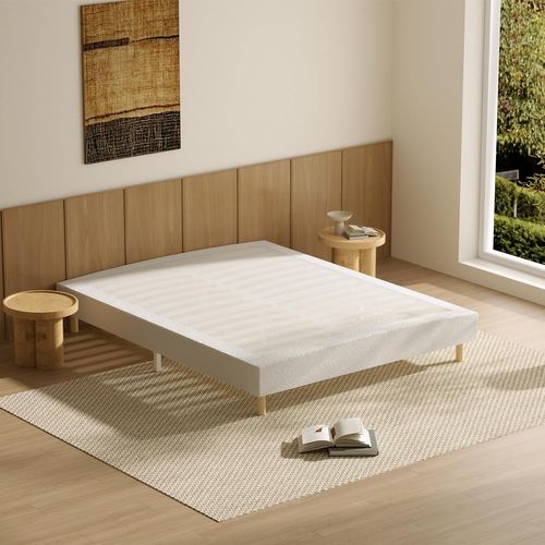 Mémoire Ensemble Composè, Matelas En Mousse 160x200x28 Cm+sommier Tapissier Volige,9 Pieds
