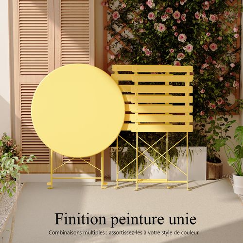 Lot De 3 Meubles De Jardin De Balcon,bistrot Bar Salon De Jardin Exterieur 2 Personnes