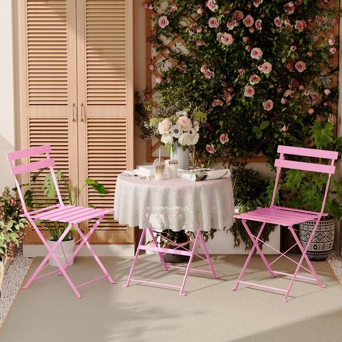 Lot De 3 Meubles De Jardin De Balcon,bistrot Bar Salon De Jardin Exterieur 2 Personnes