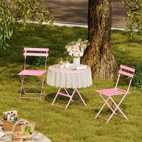 Lot De 3 Meubles De Jardin De Balcon,bistrot Bar Salon De Jardin Exterieur 2 Personnes