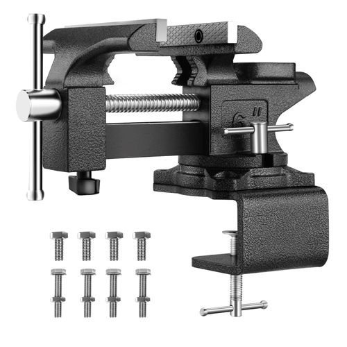 Etau D'établi En Fonte D'acier, Largeur De Serrage 150 Mm, Force De Serrage 1000 Kg, Amovible,