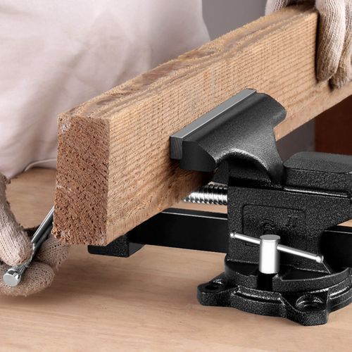 Etau D'établi En Fonte D'acier, Largeur De Serrage 113 Mm,amovible, Rotatif