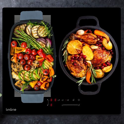 Plaque Induction Encastrable Losne Linarie Lni60i1f1z 3 Zones Avec 1zone Flexible