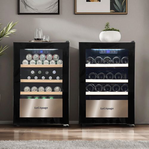 Agk21pv Cave à Vin Convertible Armoire à  Boisson Mono-zone 20 Bouteilles