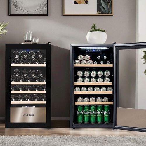 Agk33pv Cave à Vin Convertible Armoire à  Boisson Mono-zone 33 Bouteilles