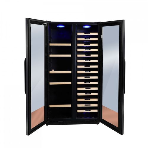 Cave à Vin Service Multi-températures Agcs200vn2z2d Lecépage 92 à 188 Bouteilles 2 Portes 2 Zones