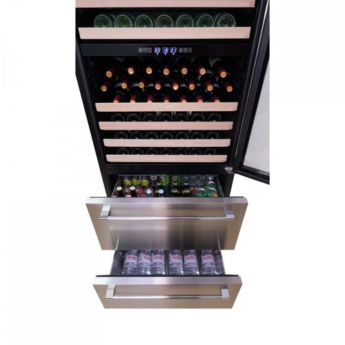Cave à Vin Multi-températures  Agcs600vx2dp Lecépage 144 Bouteilles + 220 Canettes