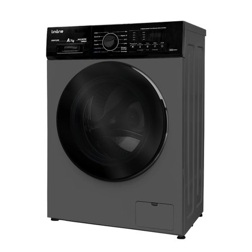 Lave-linge Hublot Linarie Lswm712sb Gris Geney 7kg 1200 Tours Moteur Induction 12 Programmes
