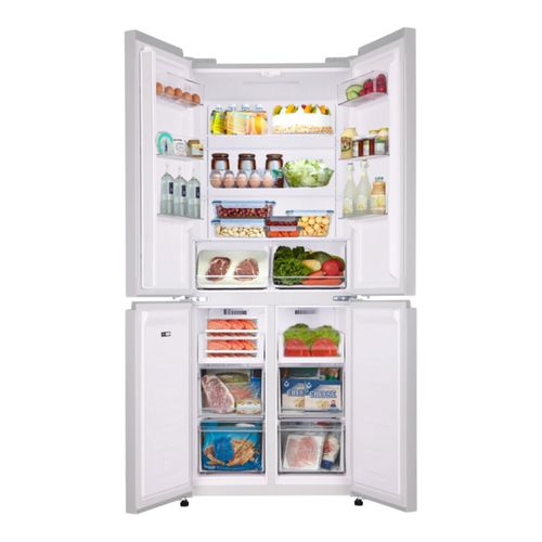 Réfrigérateur Congélateur 4 Portes Lscd430mir 418 Litres Meribel Verre Miroir Fumé