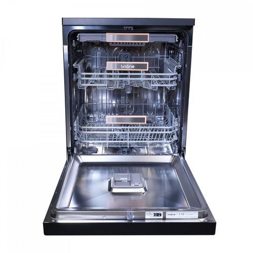 Lave-vaisselle Linarie Blaye Lfdw1641dfsb 16 Couverts 3eme Panier à Couverts 41 dB Noir Pose Libre