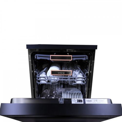 Lave-vaisselle Linarie Blaye Lfdw1641dfsb 16 Couverts 3eme Panier à Couverts 41 dB Noir Pose Libre