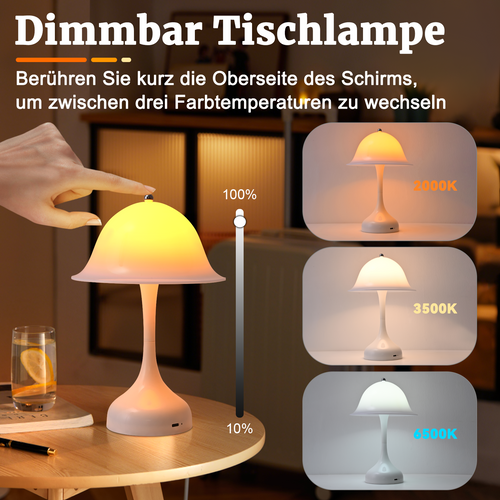 Lampe de chevet Rechargeable LED Intensité Variable Pour Bureau