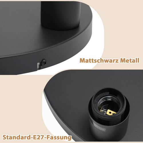 Plafonnier Spots De Plafond Noir Vintage 3 Flammes E27 Sans Ampoule