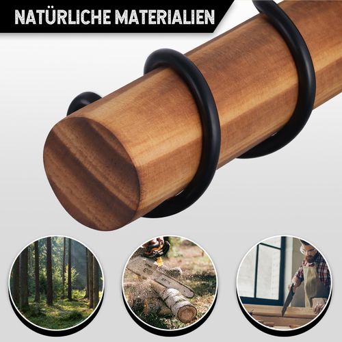 Lampadaire Vintage 152cm - 2 Lumières Noir Design Industriel E27 - Pour Salon/chambre