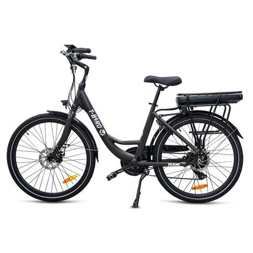 Vélo Électrique Pliable De 26" Alliage De Aluminium Freins à Double Disque Écran LCD Noir