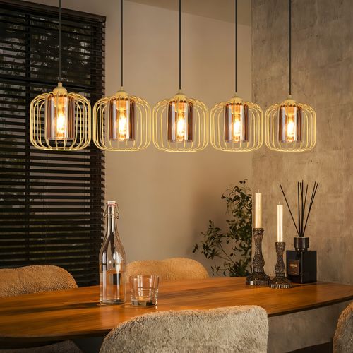 Suspension Table à Manger Vintage 5 Flammes E27 Salon Sans Ampoule