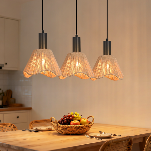 Suspension Vintage Noir E27 Pour Cuisine Chambre Sans Ampoule