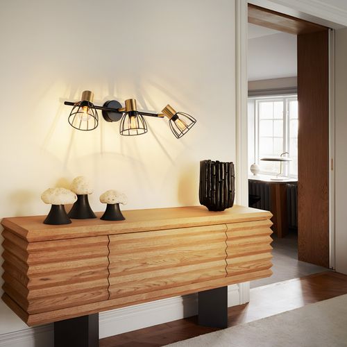 Applique Murale Intérieur 3 Flammes E14 Lampe De Salon Max.25w