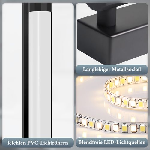 Applique LED Noir Pour Miroir De Salle De Bain 10w 4000k Ip44