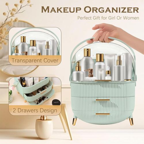 Boite De Rangement Pour Cosmétiques Vert Clair