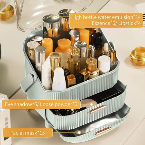 Boite De Rangement Pour Cosmétiques Vert Clair