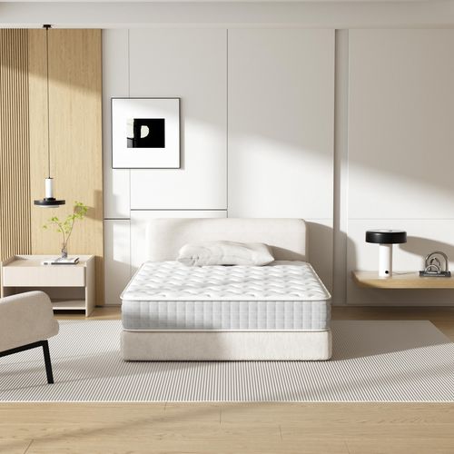 Matelas Ressorts 120x190cm De Forme En Mousse Et Ressorts, 20 Cm Épaisseur